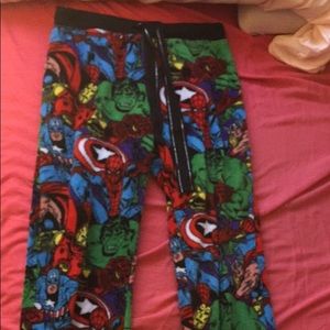 Marvel avengers fuzzy pjs